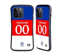 Head Case Designs Officially Licensed Custom Customised Personalised Rangers FC Away 2025/26 Kit Hybrid Case Compatible With Apple iPhone 15 Pro Max
