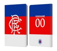 Head Case Designs Officially Licensed Custom Customised Personalised Rangers FC Away 2025/26 Kit Leather Wallet Case Compatible With Kindle Paperwhite 1/2 / 3