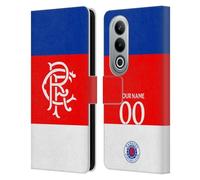 Head Case Designs Officially Licensed Custom Customised Personalised Rangers FC Away 2025/26 Kit Leather Wallet Case Compatible With OnePlus Ace 3V 5G