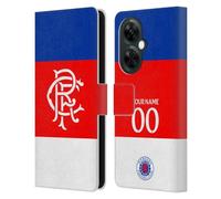 Head Case Designs Officially Licensed Custom Customised Personalised Rangers FC Away 2025/26 Kit Leather Wallet Case Compatible With OnePlus Nord CE 3 Lite 5G