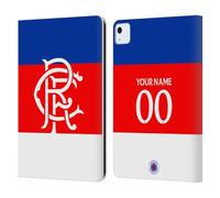 Head Case Designs Officially Licensed Custom Customised Personalised Rangers FC Away 2025/26 Kit Leather Wallet Case Compatible With Apple iPad Air 11 2020/2022/2024/2025