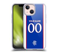Head Case Designs Officially Licensed Custom Customised Personalised Rangers FC Home 2025/26 Kit Gel Case [Military Grade Protection] Compatible with Apple iPhone 13 Mini and Compatible with MagSafe