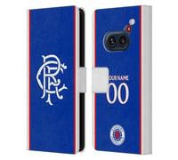 Head Case Designs Officially Licensed Custom Customised Personalised Rangers FC Home 2025/26 Kit Leather Wallet Case Compatible With Nothing Phone (2a)