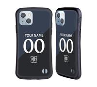 Head Case Designs Officially Licensed Custom Customised Personalised Rangers FC Third 2025/26 Kit Hybrid Case Compatible With Apple iPhone 14