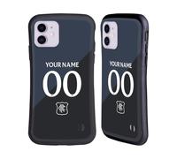 Head Case Designs Officially Licensed Custom Customised Personalised Rangers FC Third 2025/26 Kit Hybrid Case Compatible With Apple iPhone 11