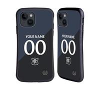 Head Case Designs Officially Licensed Custom Customised Personalised Rangers FC Third 2025/26 Kit Hybrid Case Compatible With Apple iPhone 15