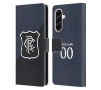 Head Case Designs Officially Licensed Custom Customised Personalised Rangers FC Third 2025/26 Kit Leather Wallet Case Compatible With Samsung Galaxy A56 5G