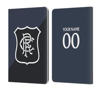 Head Case Designs Officially Licensed Custom Customised Personalised Rangers FC Third 2025/26 Kit Leather Wallet Case Compatible With Kindle Paperwhite 1/2 / 3