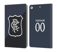 Head Case Designs Officially Licensed Custom Customised Personalised Rangers FC Third 2025/26 Kit Leather Wallet Case Compatible With Apple iPad 9.7 2017 / iPad 9.7 2018