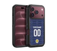 Head Case Designs Officially Licensed Custom Customised Personalised Scotland National Team Home 2026/27 Kit Ultra-Armoured Shockproof Case [Military Grade] Compatible With Apple iPhone 18 Pro