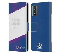 Head Case Designs Officially Licensed Custom Customised Personalised Scotland Rugby As One Custom Graphics Leather Book Wallet Case Cover Compatible With Nokia C210