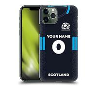Head Case Designs Officially Licensed Custom Customised Personalised Scotland Rugby Home 2022/23 Kit Hard Back Case Compatible With Apple iPhone 11 Pro