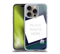 Head Case Designs Officially Licensed Custom Customised Personalised Scotland Rugby Tartan Custom Graphics Soft Gel Case [Military Grade Protection] Compatible With Apple iPhone 16 Pro