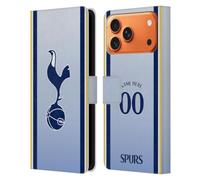 Head Case Designs Officially Licensed Custom Customised Personalised Tottenham Hotspur F.C. Away 2024/25 Badge Kit Leather Wallet Case Compatible With Apple iPhone 17 Pro Max