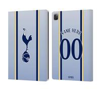 Head Case Designs Officially Licensed Custom Customised Personalised Tottenham Hotspur F.C. Away 2024/25 Badge Kit Leather Wallet Case Compatible With Apple iPad Pro 12.9 2020/2021/2022