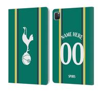 Head Case Designs Officially Licensed Custom Customised Personalised Tottenham Hotspur F.C. Third 2024/25 Badge Kit Leather Wallet Case Compatible With Apple iPad Pro 11 2020/2021 / 2022