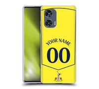 Head Case Designs Officially Licensed Custom Customised Personalised Tottenham Hotspur F.C. Third 2025/26 Badge Kit Gel Case [Military Grade Protection] Compatible With Motorola Edge 50 Fusion