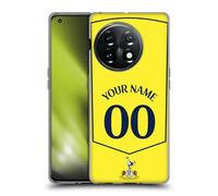Head Case Designs Officially Licensed Custom Customised Personalised Tottenham Hotspur F.C. Third 2025/26 Badge Kit Gel Case [Military Grade Protection] Compatible With OnePlus 11 5G