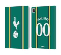 Head Case Designs Officially Licensed Custom Customised Personalised Tottenham Hotspur F.C. Third 2024/25 Badge Kit Leather Wallet Case Compatible With Apple iPad Pro 12.9 2020/2021/2022