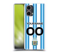 Head Case Designs Officially Licensed Custom Customized Argentina National Football Team Home 2026 Crest Kit Gel Case [Military Grade Protection] Compatible With Motorola Moto G85
