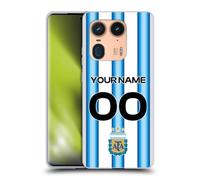 Head Case Designs Officially Licensed Custom Customized Argentina National Football Team Home 2026 Crest Kit Gel Case [Military Grade Protection] Compatible With Motorola Edge 50 Ultra/X50 Ultra