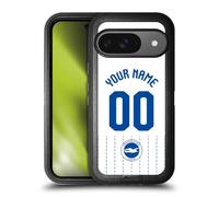 Head Case Designs Officially Licensed Custom Personalised Brighton & Hove Albion F.C Away 2026/27 Badge Kit Ultra-Armoured Shockproof Case [Military Grade] Compatible With Google Pixel 9 / Pixel 9 Pro