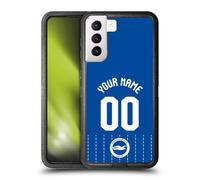 Head Case Designs Officially Licensed Custom Personalised Brighton & Hove Albion F.C Home 2026/27 Badge Kit Ultra-Armoured Shockproof Case [Military Grade] Compatible With Samsung Galaxy S21+ 5G