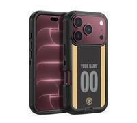 Head Case Designs Officially Licensed Custom Personalised Manchester City Man City FC Away 2026/27 Badge Kit Ultra-Armoured Shockproof Case [Military Grade] Compatible With Apple iPhone 18 Pro Max