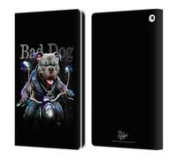 Head Case Designs Officially Licensed D.S. Valori Bad Dog Kitty And Puppy Leather Wallet Case Compatible With Fire HD 8/Fire HD 8 Plus 2020