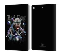 Head Case Designs Officially Licensed D.S. Valori Bad Dog Kitty And Puppy Leather Wallet Case Compatible With Apple iPad 10.2 2019/2020/2021