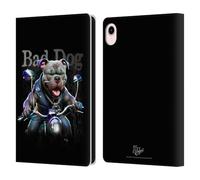 Head Case Designs Officially Licensed D.S. Valori Bad Dog Kitty And Puppy Leather Wallet Case Compatible With Apple iPad mini (2021/2024)