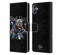 Head Case Designs Officially Licensed D.S. Valori Bad Dog Kitty And Puppy Leather Wallet Case Compatible With Samsung Galaxy A05