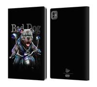 Head Case Designs Officially Licensed D.S. Valori Bad Dog Kitty And Puppy Leather Wallet Case Compatible With Apple iPad Pro 11 M4/M5 2024/2025