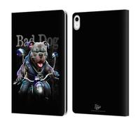 Head Case Designs Officially Licensed D.S. Valori Bad Dog Kitty And Puppy Leather Wallet Case Compatible With Apple iPad 10.9 2022/2025
