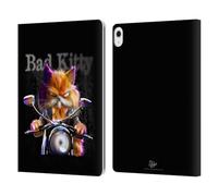 Head Case Designs Officially Licensed D.S. Valori Bad Kitty Kitty And Puppy Leather Wallet Case Compatible With Apple iPad Air 13 2024/2025