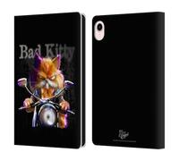 Head Case Designs Officially Licensed D.S. Valori Bad Kitty Kitty And Puppy Leather Wallet Case Compatible With Apple iPad mini (2021/2024)