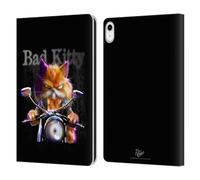 Head Case Designs Officially Licensed D.S. Valori Bad Kitty Kitty And Puppy Leather Wallet Case Compatible With Apple iPad 10.9 2022/2025