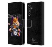 Head Case Designs Officially Licensed D.S. Valori Bad Kitty Kitty And Puppy Leather Wallet Case Compatible With Samsung Galaxy A13 5G (2021)