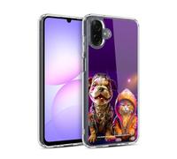 Head Case Designs Officially Licensed D.S. Valori Hip Hop Pals Kitty And Puppy Gel Case [Military Grade Protection] Compatible With Samsung Galaxy A07 4G