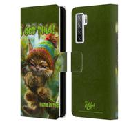 Head Case Designs Officially Licensed D.S. Valori I Got This Kitty And Puppy Leather Wallet Case Compatible With Huawei Nova 7 SE/P40 Lite 5G