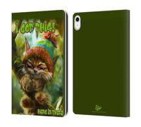 Head Case Designs Officially Licensed D.S. Valori I Got This Kitty And Puppy Leather Wallet Case Compatible With Apple iPad 10.9 2022/2025