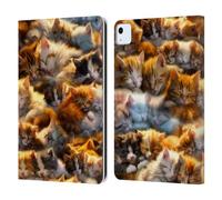 Head Case Designs Officially Licensed D.S. Valori Kitty Dreams Kitty And Puppy Leather Wallet Case Compatible With Apple iPad Air 11 2020/2022/2024/2025