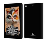 Head Case Designs Officially Licensed D.S. Valori Kitty Licked The Cream Kitty And Puppy Leather Wallet Case Compatible With Apple iPad 10.2 2019/2020/2021