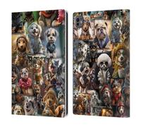 Head Case Designs Officially Licensed D.S. Valori Puppy Kingdom Kitty And Puppy Leather Wallet Case Compatible With Apple iPad Pro 11 M4/M5 2024/2025