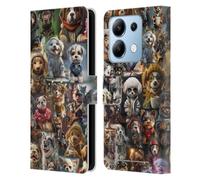 Head Case Designs Officially Licensed D.S. Valori Puppy Kingdom Kitty And Puppy Leather Wallet Case Compatible With Xiaomi Redmi Note 13/13 Pro 5G