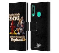 Head Case Designs Officially Licensed D.S. Valori Some Days You're The Dog Kitty And Puppy Leather Wallet Case Compatible With Huawei P40 lite E