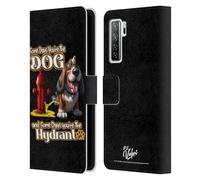 Head Case Designs Officially Licensed D.S. Valori Some Days You're The Dog Kitty And Puppy Leather Wallet Case Compatible With Huawei Nova 7 SE/P40 Lite 5G