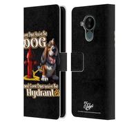 Head Case Designs Officially Licensed D.S. Valori Some Days You're The Dog Kitty And Puppy Leather Wallet Case Compatible With Nokia C30
