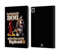 Head Case Designs Officially Licensed D.S. Valori Some Days You're The Dog Kitty And Puppy Leather Wallet Case Compatible With Apple iPad Pro 12.9 2020/2021/2022