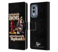 Head Case Designs Officially Licensed D.S. Valori Some Days You're The Dog Kitty And Puppy Leather Wallet Case Compatible With Nokia X30